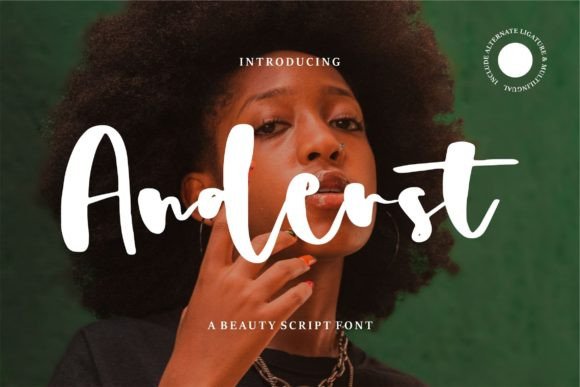 Anderst: A Refined Script Font for Small Business Branding