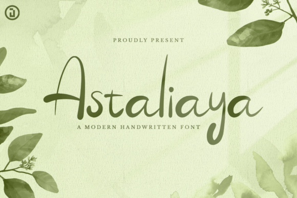 Astaliaya: A Modern Handwritten Font for Handmade Products