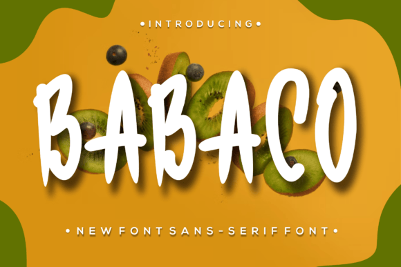 Babaco: An All-Caps Handwritten Typeface for Editorial Design