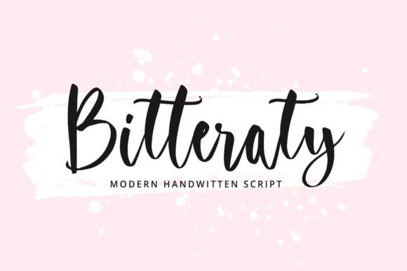 Bitteraty: A Handwritten Font for Thoughtful Editorial Design