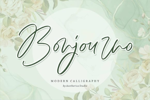 Bonjourno: A Modern Calligraphy Font for Digital Brands