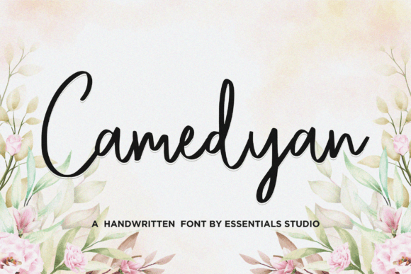 Camedyan: A Sweet Script Typeface for Campaign Designers