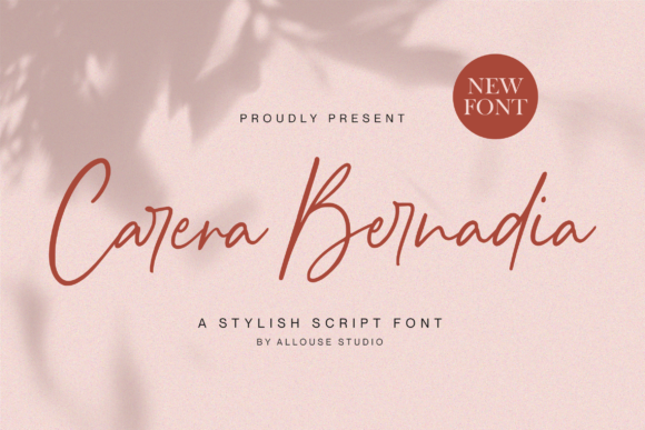 Carera Bernadia: A Script Font That Elevates Digital Design