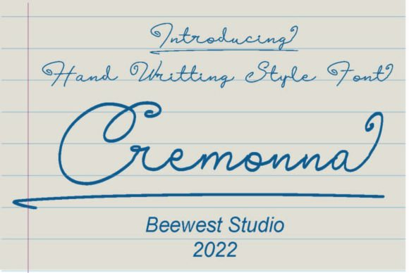 Cremonna: A Script Font That Bridges Elegance and Web Usability
