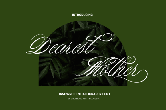 Dearest Mother: A Script Font That Elevates Editorial Design