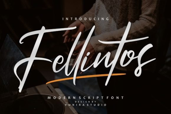 Fellintos: A Handwritten Font for Unforgettable Branding