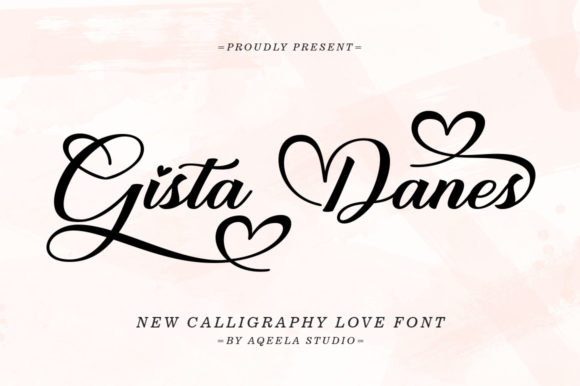 Gista Danes: A Handwritten Font That Brings Charm to Branding Projects