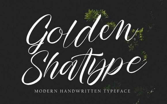 Golden Shatype Review: A Handwritten Script Font with Natural Charm