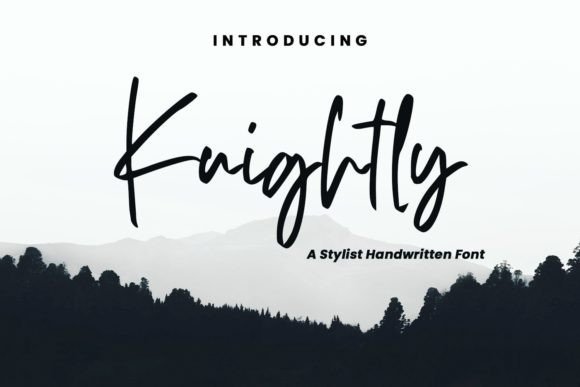 Knightly: A Handwritten Script Font for Modern Marketing