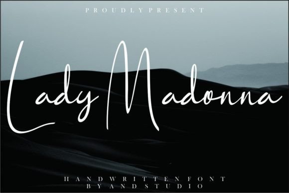 Lady Madonna Font: A Web Designer's Take on Handwritten Elegance