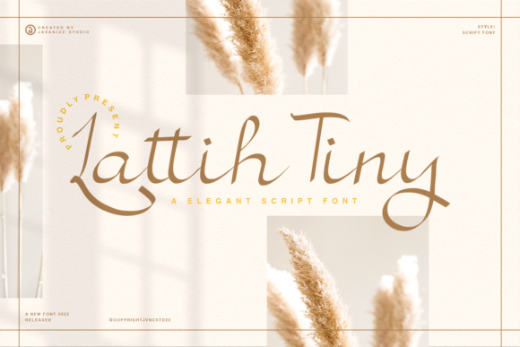 Lattih Tiny: A Handwritten Font for Crafters and Product Makers