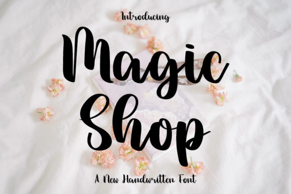 Magic Shop: A Handwritten Font for Editorial Storytelling