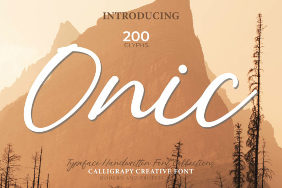 Onic: A Script Font Built for Real Design Work