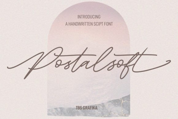 Postalsoft: A Signature Script Typeface for Editorial Storytelling