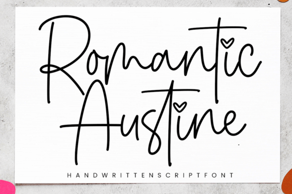 Romantic Austine Font Brings Elegance to Campaign Design