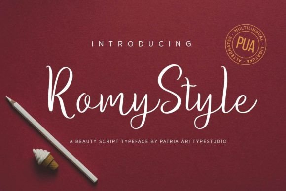 Romy Style: A Delicate Handwritten Font for Crafty Brands