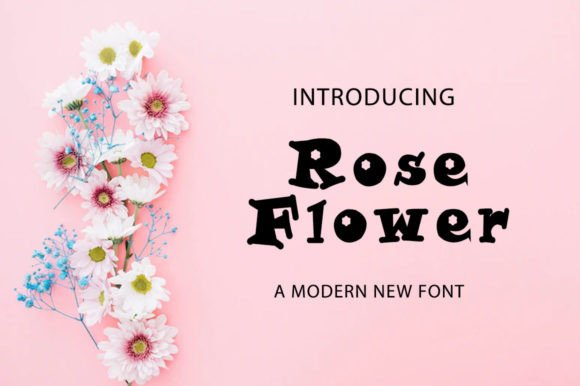 Rose Flower Font Review: A Handwritten Typeface That Brings Joy to Brand Design