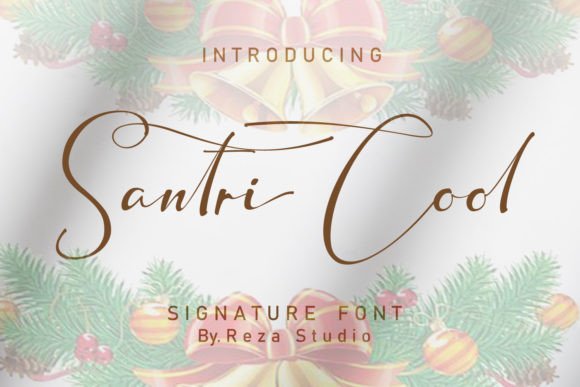 Santri Cool: A Handwritten Typeface with Editorial Warmth