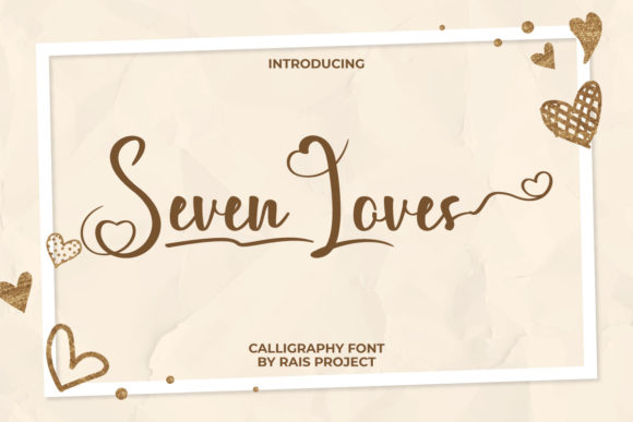 Seven Loves: A Script Font That Brings Warmth to Editorial Design
