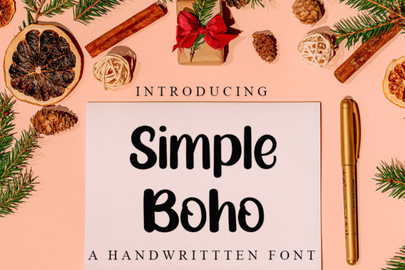 Simple Boho: A Handwritten Font Worth Testing