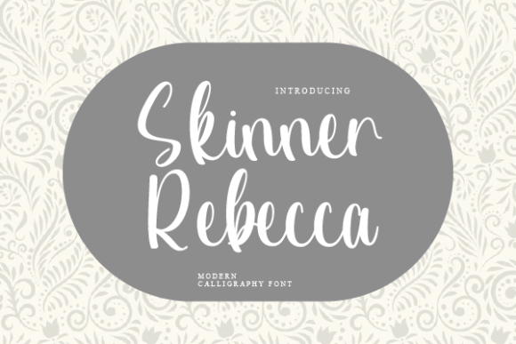 Skinner Rebecca: A Script Font That Gives Your Brand a Polished Voice