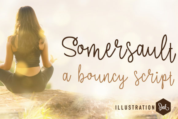 Somersault: The Playful Script Font That Elevates Brand Content