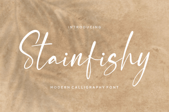 Stainfishy: A Modern Handwritten Font That Brings Warmth to Branding Projects