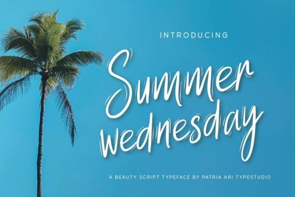 Summer Wednesday Brings Delicate Handwriting to Web Design
