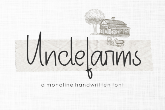 Unclefarms: A Handwritten Font for Editorial Warmth