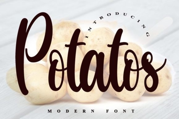 Using Potatos Font in Web Design Projects