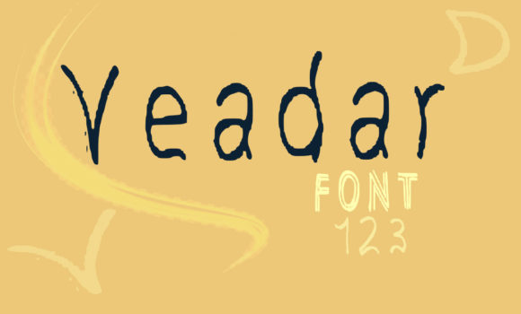 Veadar: A Brushed Handwritten Font for Branding Projects