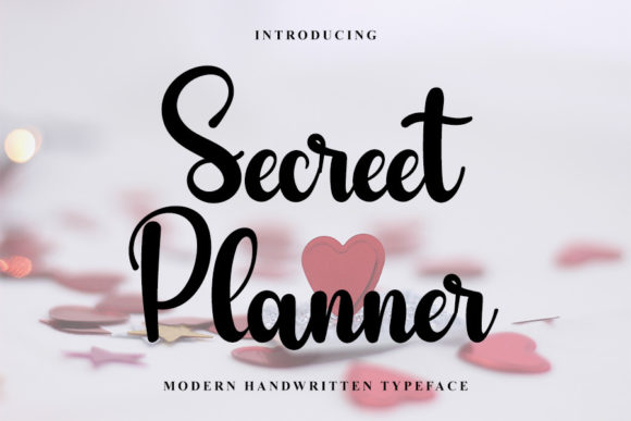 Why Secreet Planner Is the Script Typeface Your Editorial Project Needs